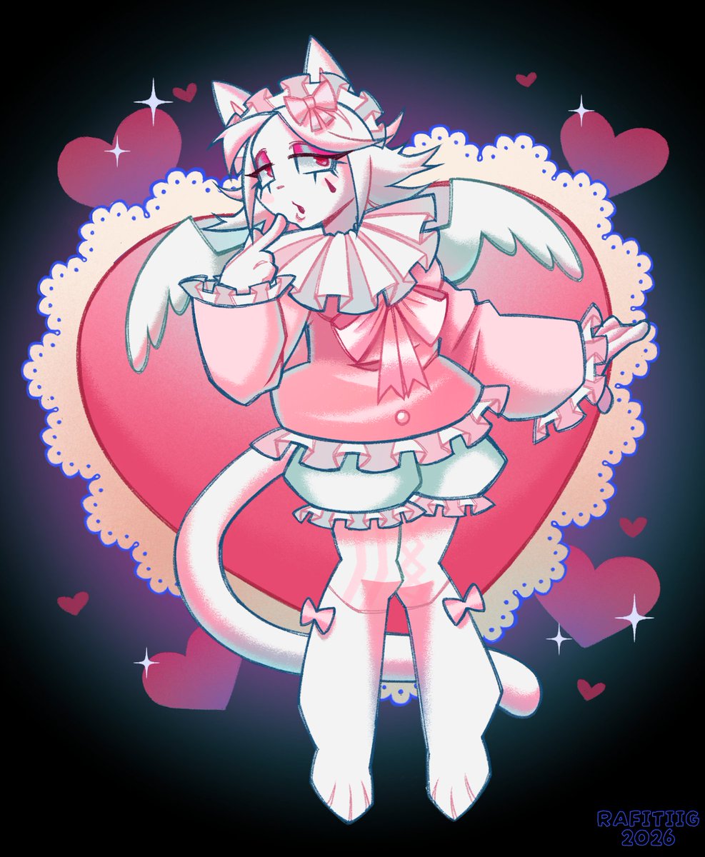 Rafitiig's tweet photo. A second attack, but this one is friendly fire! 💖💖💖
I absolutely loved the character; I just had to draw her, heh
#ArtFight #artfight2026 https://t.co/Ck3OjZ2Zjz