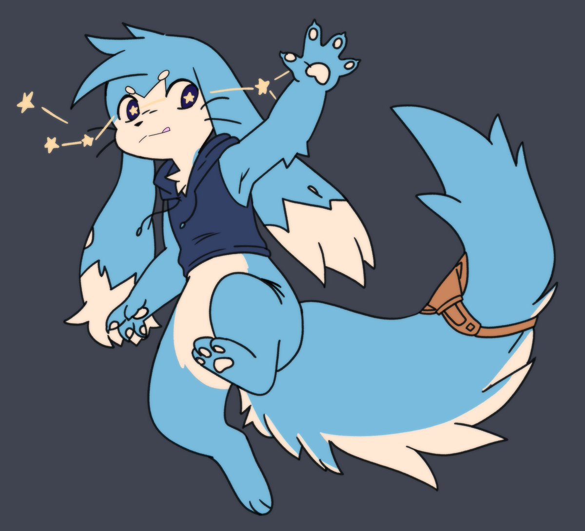 joffartac's tweet photo. Lepus Felis 
Art Fight Attack 
Character by @BukoyaStar https://t.co/4rKZ6Whpsf