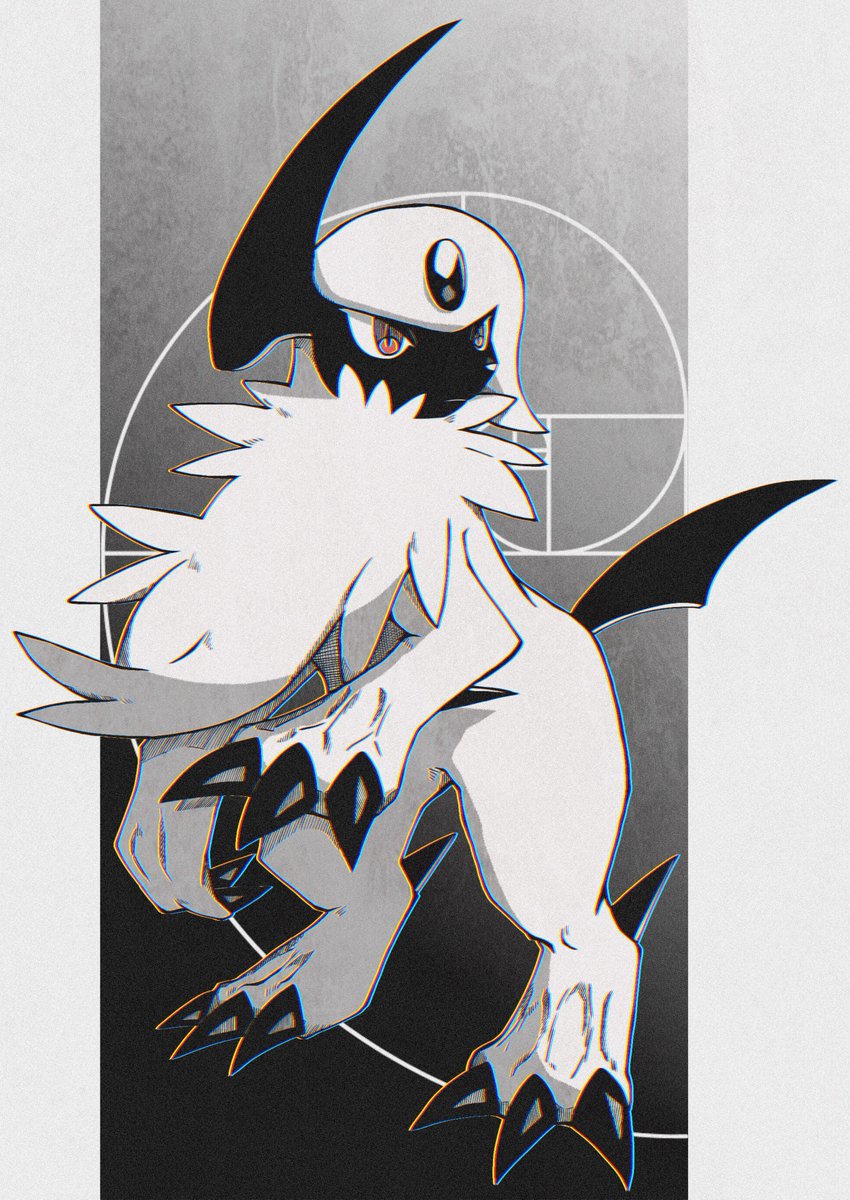 359yuyu's tweet photo. Absol https://t.co/xVO7GrHNlW