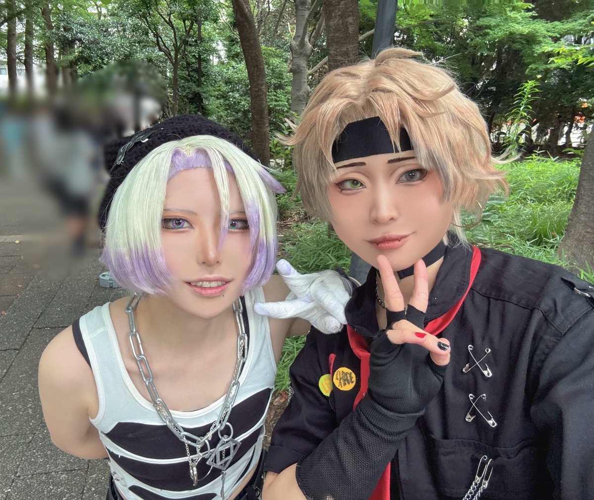 ver3_kaede's tweet photo. ⚠️cos｜🌈🕒｜🧤❔｜🎭🕒

#アコスタ池袋
顔ない(ある)2人でした🙂‍↕️✋ https://t.co/iRK0vSRSOE