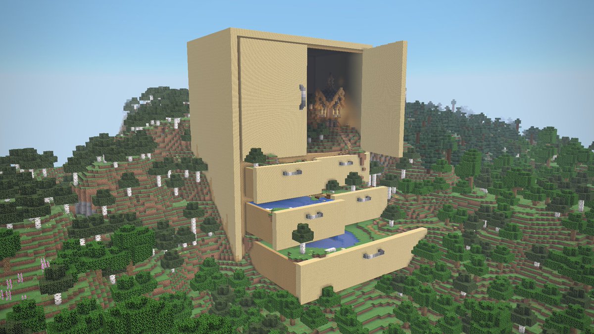 pacckker's tweet photo. 白樺の森をテーマにした建築

#Minecraftt
#GodSeedBuild https://t.co/lf4KJj5Eb8