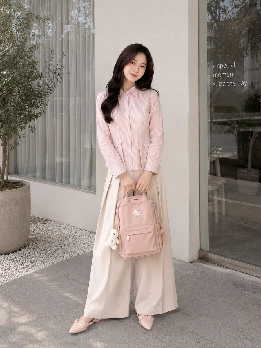 shockayou's tweet photo. CUCOK NIH OUTFITNYA BUAT NGAMPUS GITUU🩷💭 https://t.co/TQTHACF43y