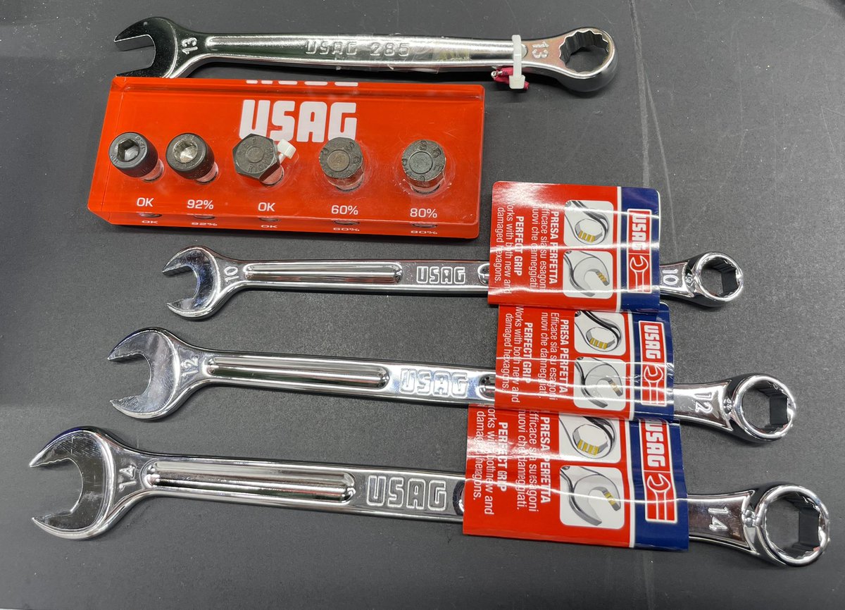 舐めたボルトも新品のボルトも両方回せるイタリアからやってきたUSAGの