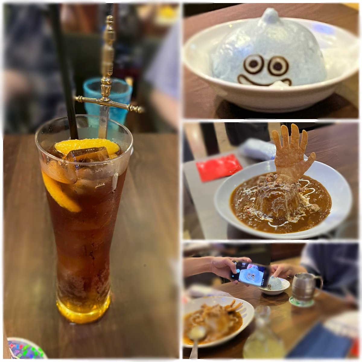 KtrC1564's tweet photo. いやー初めてだったけど最高だった😭
思ってた以上にお店の雰囲気がドラクエの世界感を感じられたよ！
いっぱい食べて、経験値めっちゃ得たぜ😋
期間限定だけどフレンチトースト美味しかった(,,•﹏•,,)
また近頃行こうかな🤤
 #ルイーダの酒場 https://t.co/5UUF0emS10