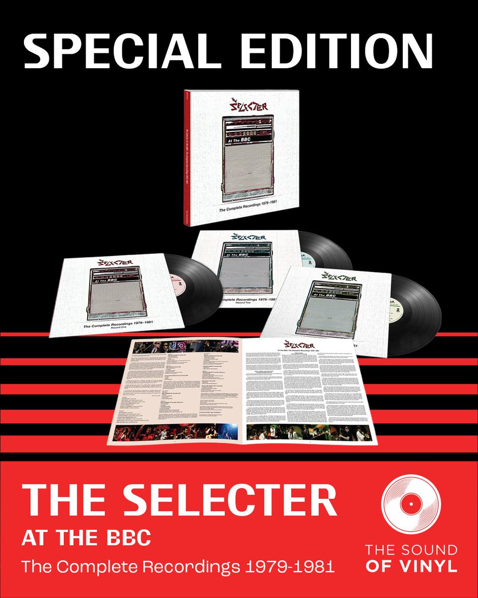 TheSoundofVinyl's tweet photo. DON'T MISS... The Selecter - At The BBC: The Complete Recordings 1979-1981

One of the defining bands of the 2 Tone movement returns with the complete collection of their BBC recordings from 1979–1981.

Pre-order now >> https://t.co/RJON9FN4QK https://t.co/TGfkjQfexU