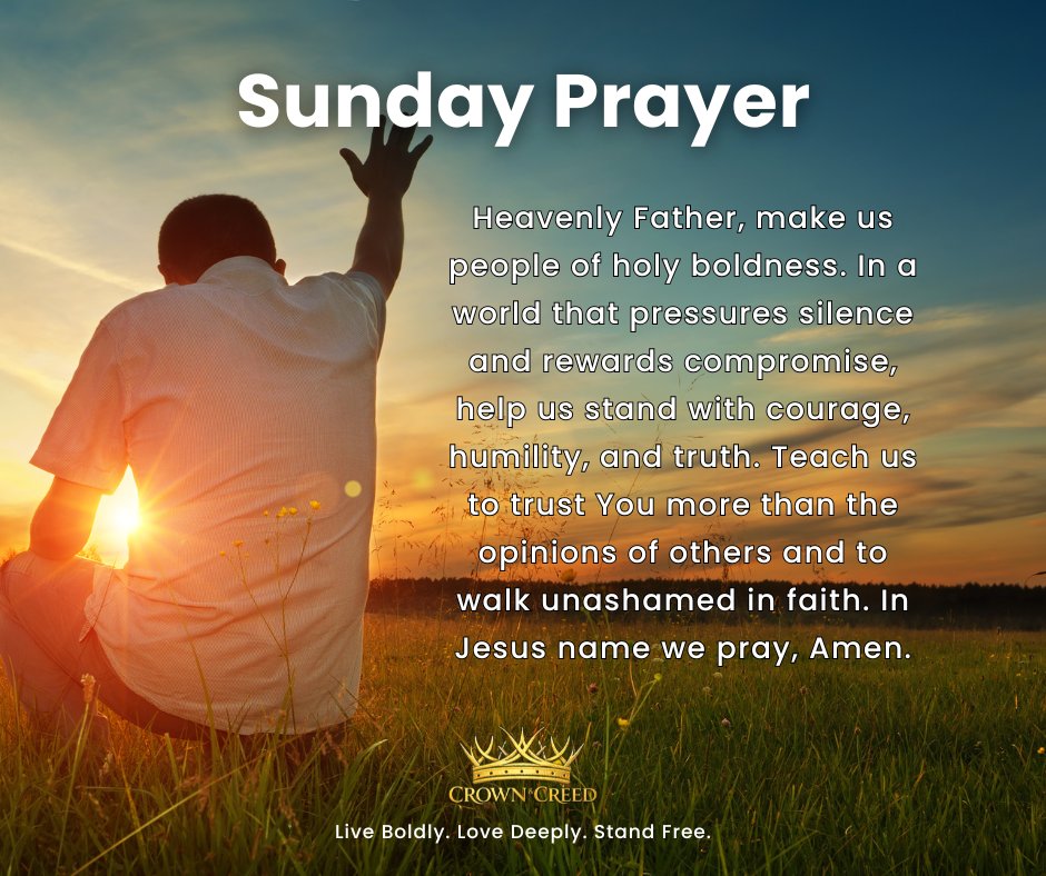 crownandcreed's tweet photo. Truth still matters. Stand with courage, humility, and conviction. #crownandcreed #SundayPrayer #BoldFaith #TruthMatters #StandFirm #Faith #Courage #LiveUnashamed https://t.co/vcmsVEb40o