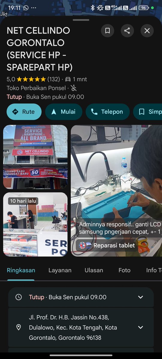 _wk27's tweet photo. Rekomendasi banget sih, Abang nya baik, cepat pelayanan &amp; kalo kaya gini jaminan tidak akan di buat mahal
Buat teman² di kota Gorontalo yg mau service HP rekomendasi banget sih ke outlet NET CELLINDO ini, semoga Allah balas kebaikan dan kejujuran nya dengan rezeki lain yang lebih https://t.co/buPFtyqBZP