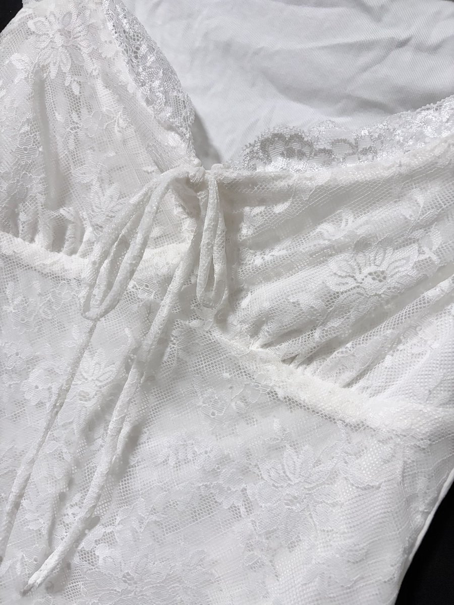 amyourbib's tweet photo. #ส่งต่อเสื้อผ้า #ส่งต่อเสื้อผ้ามือสอง #ส่งต่อเสื้อผ้าราคาถูก
📍Mysis Luna Lace Tie Top 
Size S (อก38-26) สีขาว ลูกคุณมากกก
🏷️ ราคา 190฿ รวมส่ง (from373฿)
ใส่ครั้งเดียว สภาพกริบ99% https://t.co/9scP6eRu4R