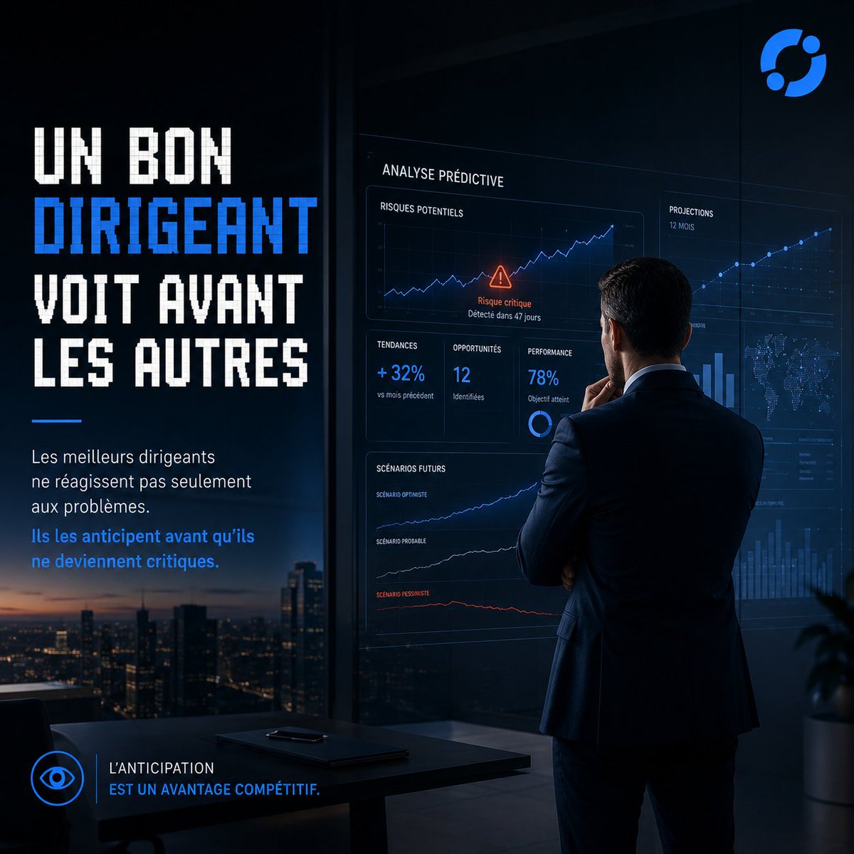 alinyxe_'s tweet photo. 👁️ Un bon dirigeant ne réagit pas uniquement aux problèmes.
Il les anticipe grâce à une vision claire et des décisions éclairées.
#Leadership #IA #Business #Alinyxe https://t.co/cY3S7ozBXu