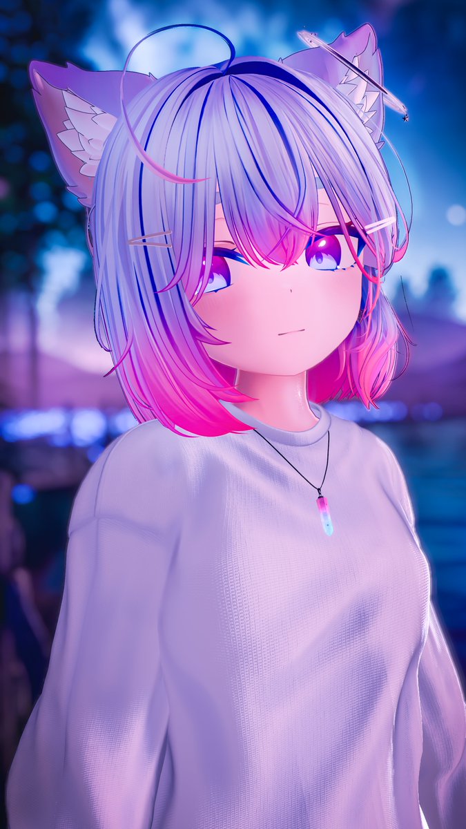 Teckiies's tweet photo. 💙💜🩷
#Riru3D
#VRChat
#VRChatPhotography https://t.co/W1RxtCQpdF