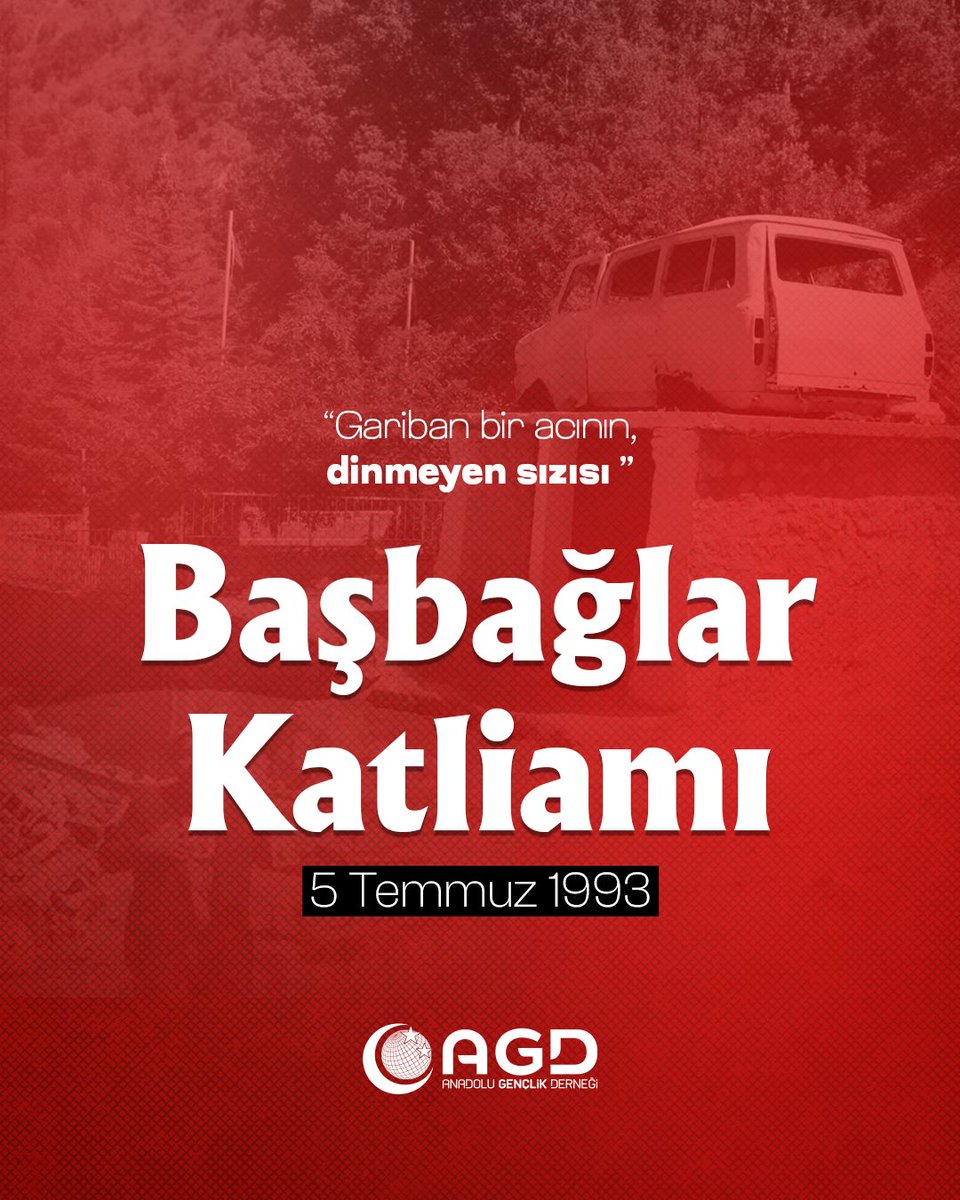 agdorgtr's tweet photo. Gariban bir acının, dinmeyen sızısı…

5 Temmuz 1993 | Başbağlar Katliamı https://t.co/v1IoyjUnrU