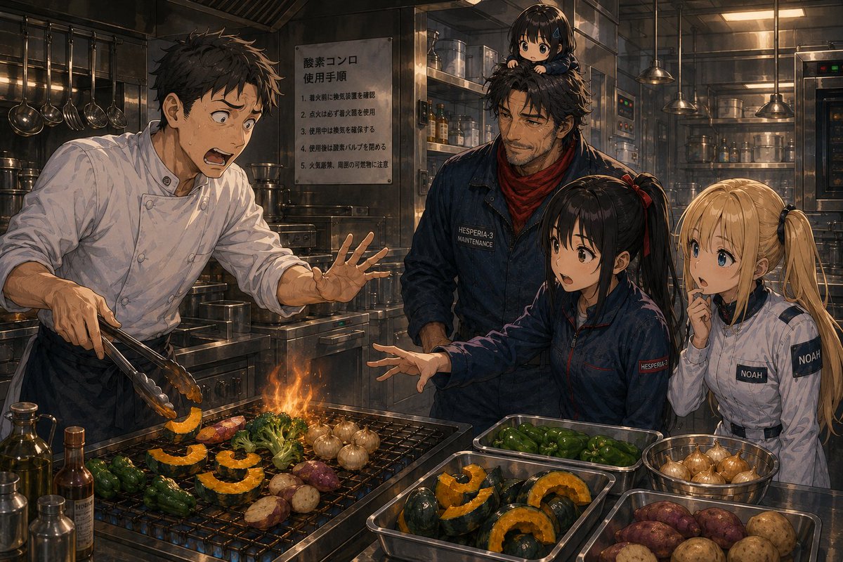 pochidayo's tweet photo. 「木星の雨音 / 第38章ーーエウロパ食堂ーー」投稿しました！ 僕、今日はカレーにしたｗhttps://t.co/PJkpr0Do0Z #narou #narouN2146MG https://t.co/Vyar4lldNC