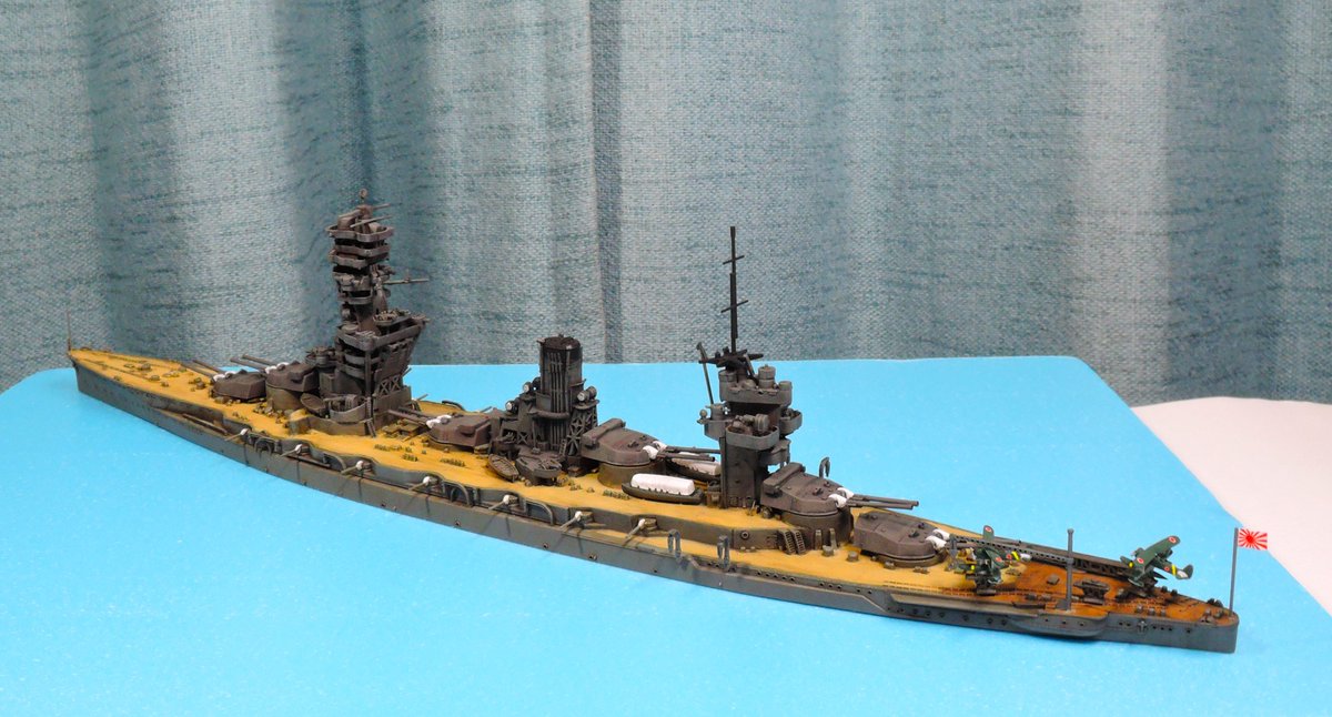 yamabushi2's tweet photo. フジミ 1/700 戦艦 扶桑
完成しました。その1
いろいろ勉強になりました。 https://t.co/xah6REaD8C