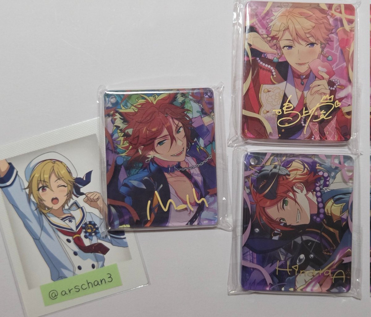 arschan3's tweet photo. 【交換/譲渡】あんスタ アニカフェ アクスタ コロッタ

譲）アクスタ→ひなた・ゆうた・ニキ・ユメ
　　コロッタ→ひなた・嵐・斑

求）なずな・光・友也・こはくor定価

7/11単独現地or7/12大阪梅田手渡しor7/19京都キッチンカーのみ
お気軽にお声がけください https://t.co/aD4fbMKUQ5