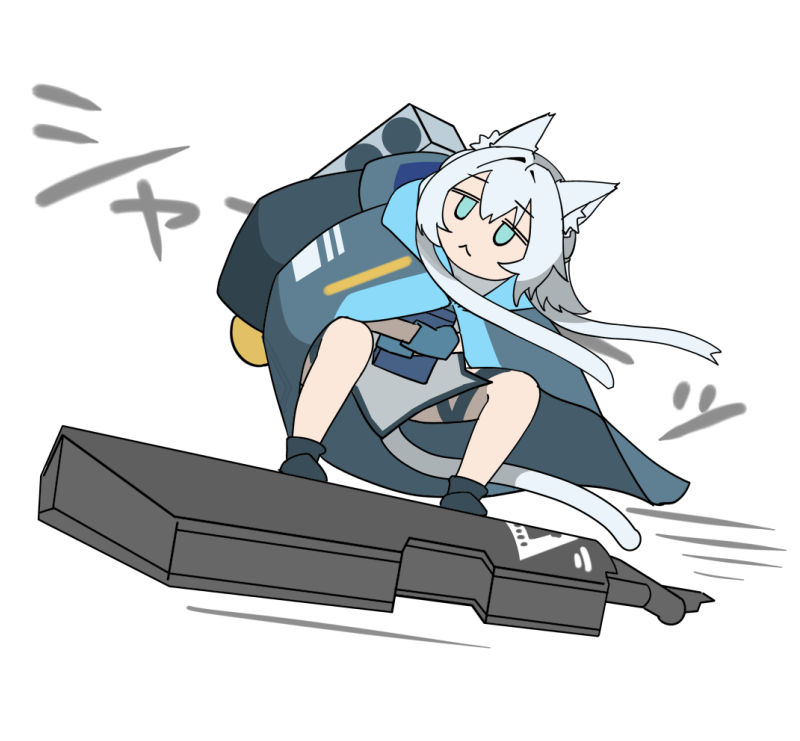 AMSM_4kz's tweet photo. 猫白白 (ロスモンティス) / アークナイツ https://t.co/V0tfxXFg3q