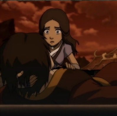 twinsarekeepers's tweet photo. Thinking about how Katara is the healer of the group who always has to help everyone out but who helped her heal the most painful wound she’d ever endured was the one person she couldn’t follow through on her promise to heal until the very end of the story https://t.co/V0uVlMjNV9