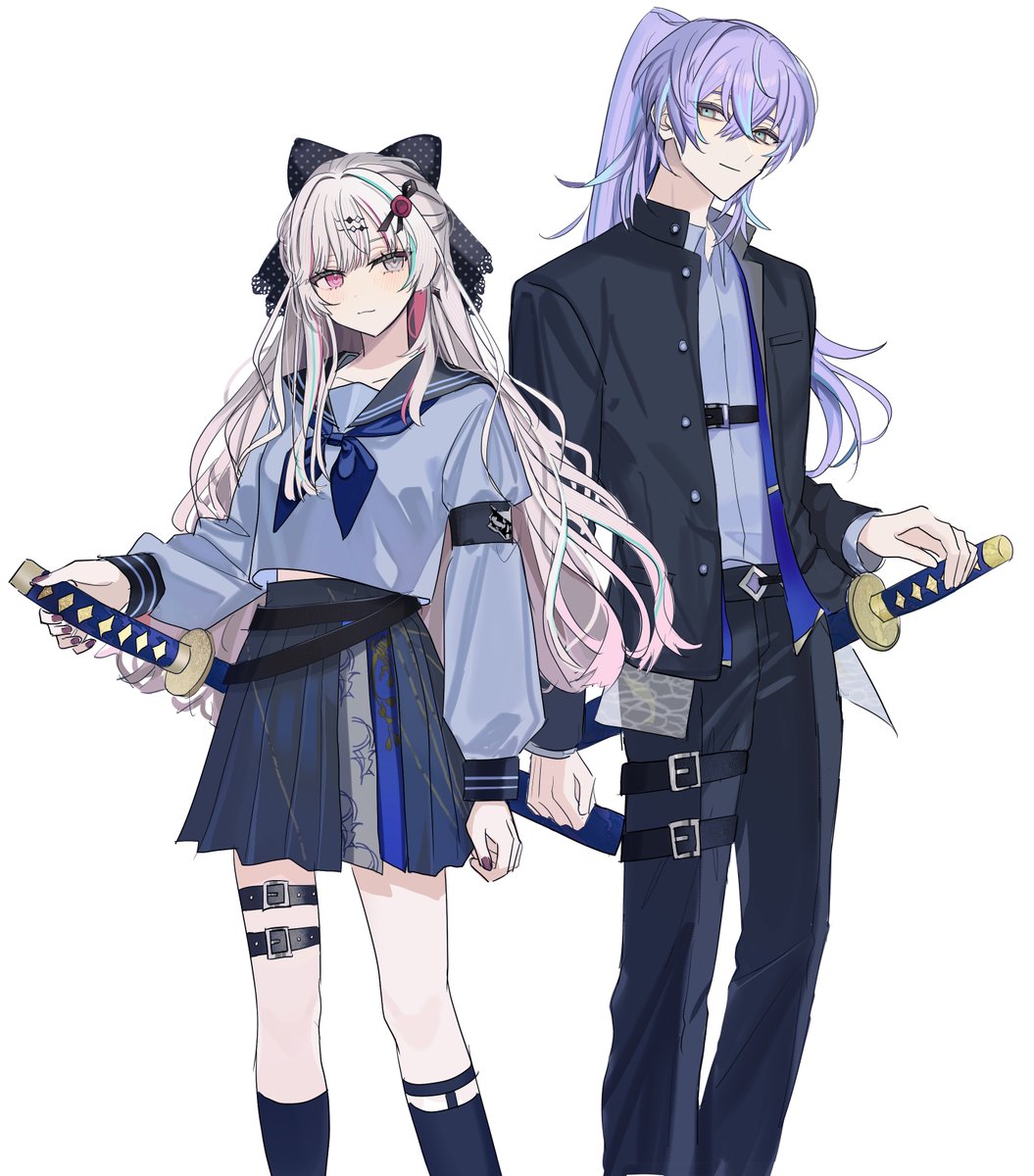 happyruibosu's tweet photo. 抜刀高校　監督の衣装デザインを組み込み捏造制服 https://t.co/iKM9eMDAfR