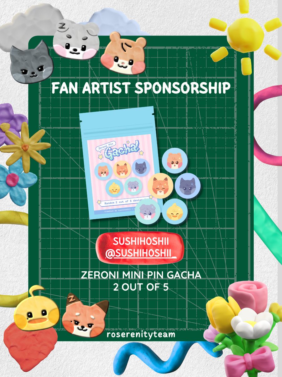 roserenityteam's tweet photo. ✎ᝰ FAN ARTIST SPONSOR REVEAL ᯓ★

We're excited to welcome @sushihoshii_ as our Fan Artist Sponsor for Frame Our Memories with ZB1 3rd Anniversary Cafe Event <𝟑 .ᐟ

A huge thank you to Sushihoshii for supporting our event with these adorable surprise freebies! ✿ https://t.co/3xOEjUFC4n