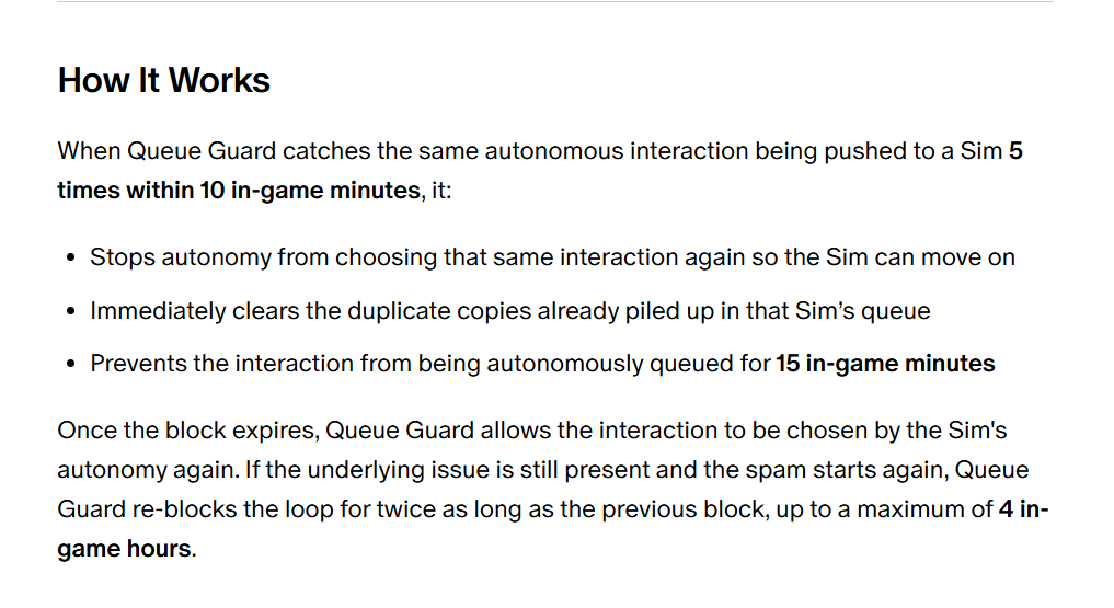 lunar_britney's tweet photo. with how lackluster the fixes feel for sims 4 by Maxis, I'm just more interested in what modders are making. Tyjokr keeps cooking. A new mod that logs autonomy spam, which can be super helpful for anyone with a lot of behavioral mods to help diagnose 🥹 https://t.co/6px8VPIFMA