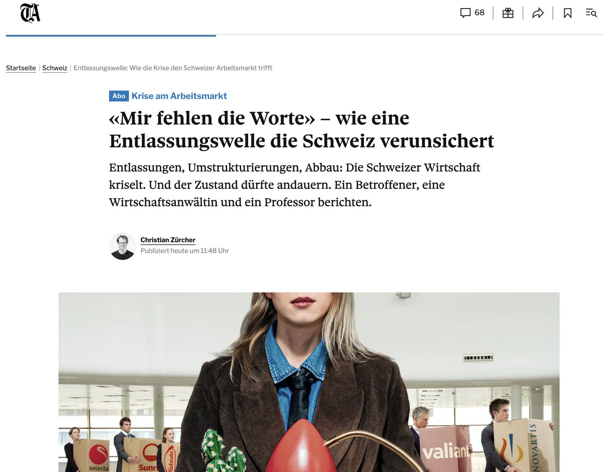 Martiprime's tweet photo. Wir haben doch #fachkräftemangel oder etwa doch nicht? 

Ich habe kein Erbarmen mehr mit den Naivlingen welche die #nachhaltigkeitsinitiative einfach abgelehnt haben - ohne auch nur ein paar Sekunden darüber nachzustudieren. Nein, im Moment hätte sich wohl nicht viel geändert, aber es wäre ein starkes Zeichen gewesen und langfristig hätte die Politik reagieren müssen.

Nun kann die Politik in Bern @ParlCH wie gewohnt weiterfahren - nichts tun und palavern... aber ihr habt es so gewollt.