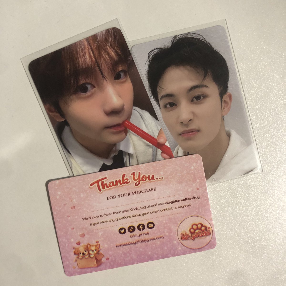 📬 happy mail ! #yoitmailz hello @kr_prints ! mark and ryo arrived