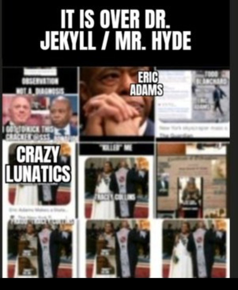 CauserJenny's tweet photo. It is over 
Dr Jekyll and 
Mr Hyde https://t.co/a46pn4DRc6
