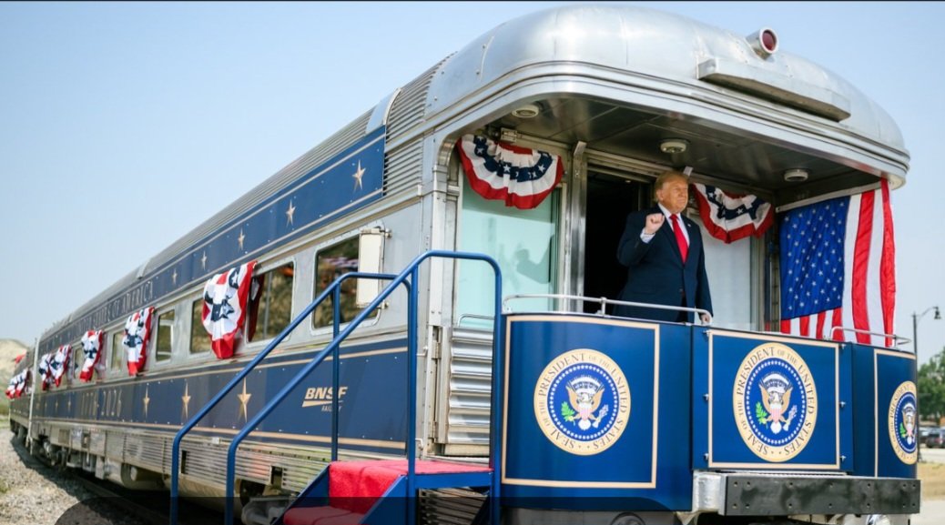 hfoster420's tweet photo. @MJTruthUltra Hey @GavinNewsom 
Where's your train?
#keepontrumpin https://t.co/g7DqIwF0sq