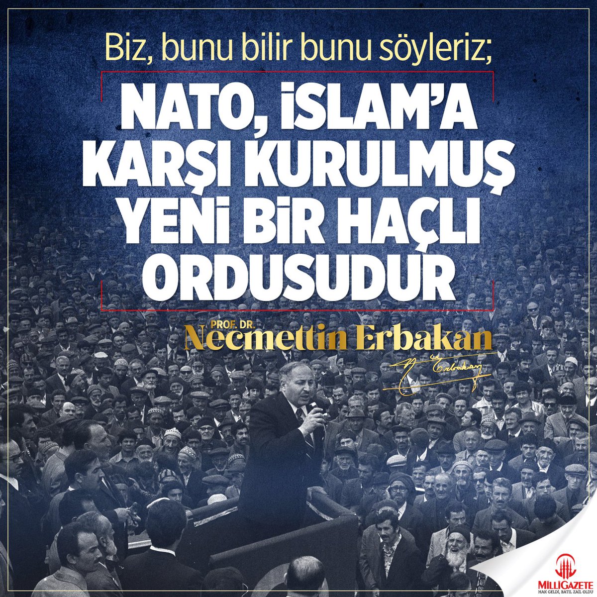 milligazetecom's tweet photo. 📌Başkentte sömürge zirvesi: Natocular hangi yüzle geliyor? Erbakan hoca on yıllar önce uyarmıştı: İşte İslam’a karşı kurulan haçlı ordusu!

🔔Haberin detayları için tıklayın ⤵️

https://t.co/XP1QQ6W19D https://t.co/OsaD1epmGh