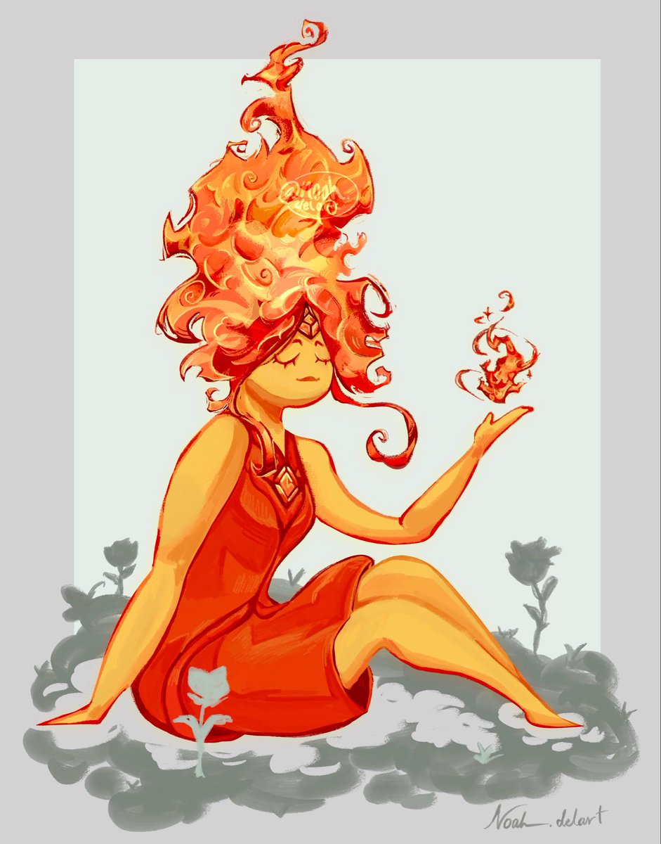 noahdelart's tweet photo. #adventuretime #princessflame #adventuretimefanart https://t.co/7M1lnnFoOS