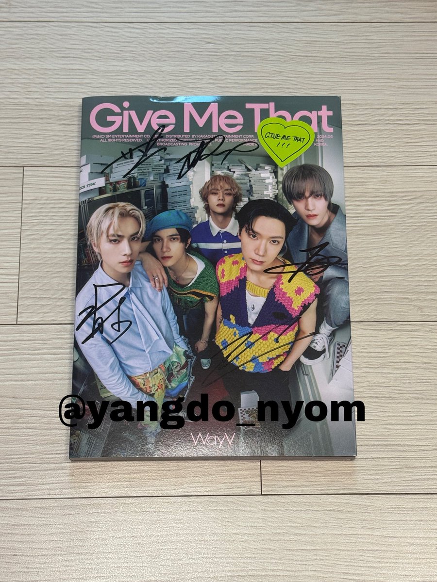 yangdo_nyom's tweet photo. 웨이브이 웨이션브이 깁미댓 친필 싸인앨범 싸앨 싸인cd 양도

6.0
비매 인증, 택배 거래

wts sell signedalbum wayv givemethat 쿤 텐 샤오쥔 헨드리 양양 kun ten xiaojun hendery yangyang

https://t.co/GpPe8mdjkF https://t.co/2HbcVMN2j4