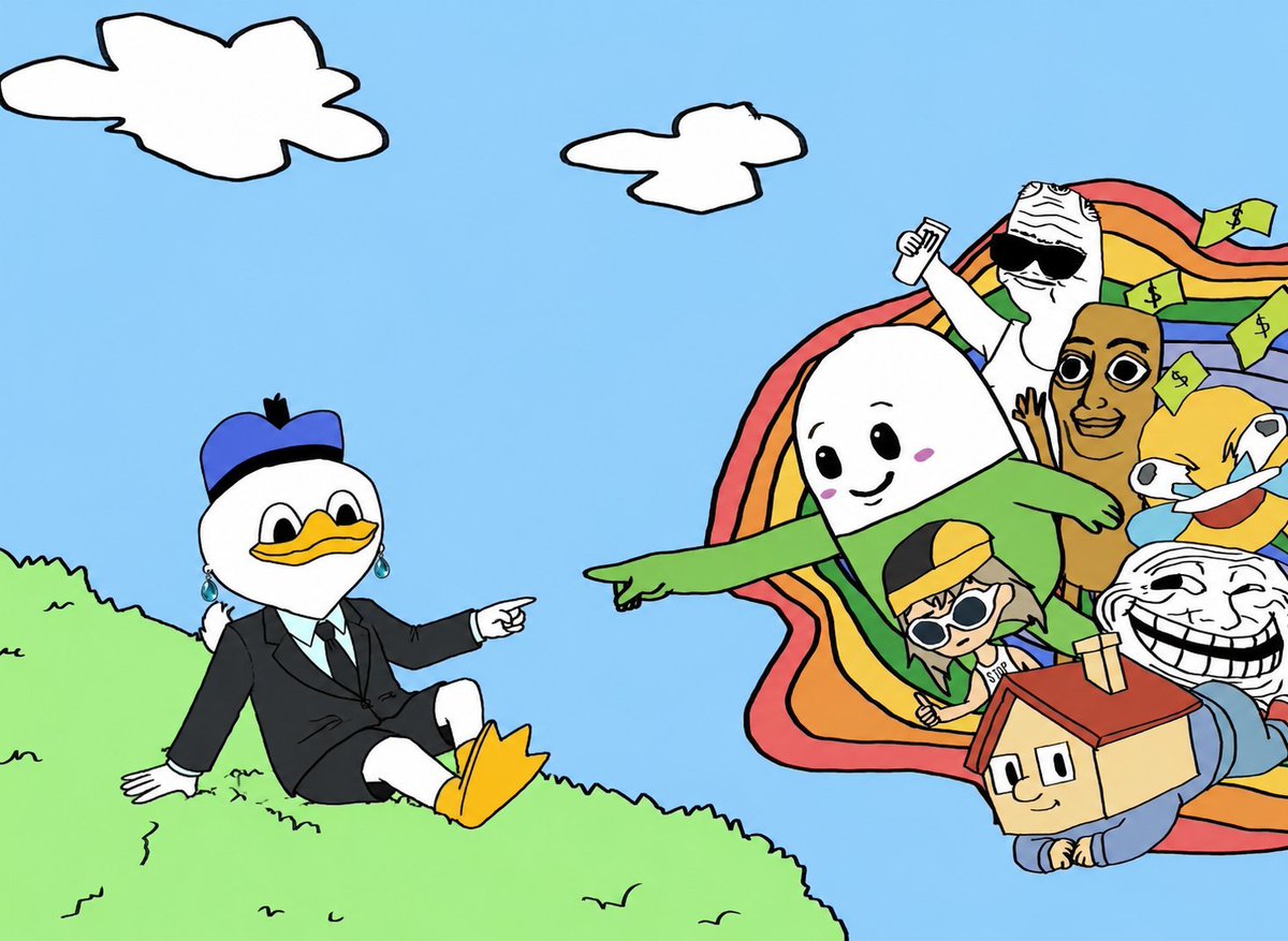 Chilll_Pengu's tweet photo. @dolandahduk is one of those rare memes that reminds me why people fell in love with this space in the first place.

It's not just a ticker... It's a character, a culture, and a community built around laughter, creativity, and shared belief.

In a market full of crazy narratives, $DOLAN feels original and it always stands out differently.

The kind of meme that can survive bear markets, shake off doubt, and keep people posting because they genuinely enjoy being part of it.

A huge appreciation to @thejester for bringing $DOLAN to life. Creating a meme is  isn't easy. Creating a meme that people rally behind, build around, and proudly represent is something entirely different. 

What started as an idea has grown into a movement powered by bagworkers, believers, and people who simply enjoy the madness that makes crypto fun.

As for me, I'll continue working hard every day to help $DOLAN gain the recognition it deserves. Whether it's spreading the meme, creating content, supporting the community, or onboarding new holders, every small effort matters. 

Lastly, great communities aren't built overnigh... They're built by people showing up consistently and believing in something bigger than themselves.

The road ahead is still long, but the destination is clear.

Road to $1M market cap.

And when we get there, we'll keep building.

Because legends aren't created at the top.... They're created on the journey.