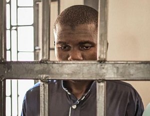 DavidLRubongoya's tweet photo. Then he says that everyone should subject themselves for trial so that the truth comes out. But Yasin Ssekitoleko aka Machete and the others have spent close to six years in detention without trial! All this time, they have never appeared before any judge for their case to be heard. Even when the Supreme Court ordered that their files be sent to ordinary courts for trial, his regime refused to transfer those files. Instead, state agents have made it clear that their only path to ever get out of jail is to plead guilty to crimes they never committed!
