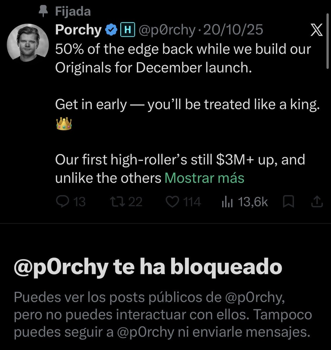 DrWgamba's tweet photo. After being publicly exposed with irrefutable evidence, these scumbags block you instead of paying what they owe.

DO NOT PLAY ON HOUSEBETS. IT IS NOT SAFE!!! https://t.co/DyERAcH1oE