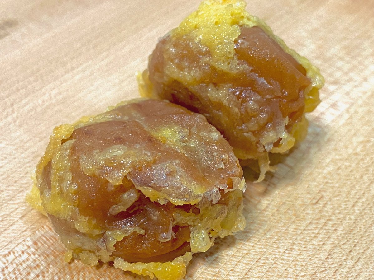 Baijuen_Umebosi's tweet photo. 梅干しの天ぷらが美味しいので、食べて見てほしい。 https://t.co/XRkzK0UQAz