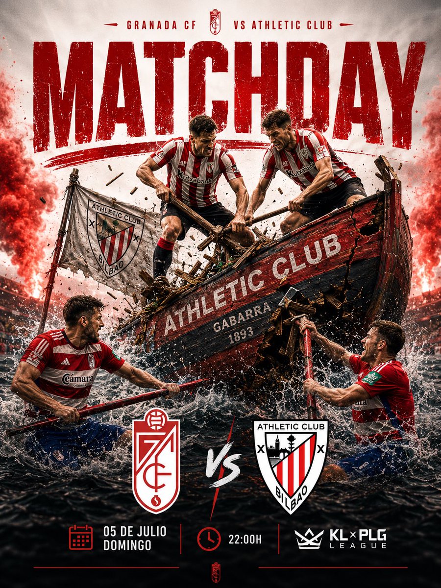 TwGranadaCP's tweet photo. MATCHDAY ❤️🤍

Hoy hundimos la gabarra.

ℹ️ A las 22:00h vs. @TW_Athletic en https://t.co/nSjake9uDb. https://t.co/rhCp4INHPh