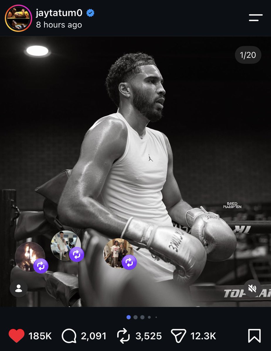 Savageboston's tweet photo. I think Jayson Tatum is ready for next season. https://t.co/gVDtuarYTG