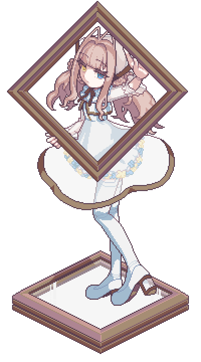 5chika37's tweet photo. 空っぽの額縁 #ドット絵 #pixelart https://t.co/JAIoqyVlNQ