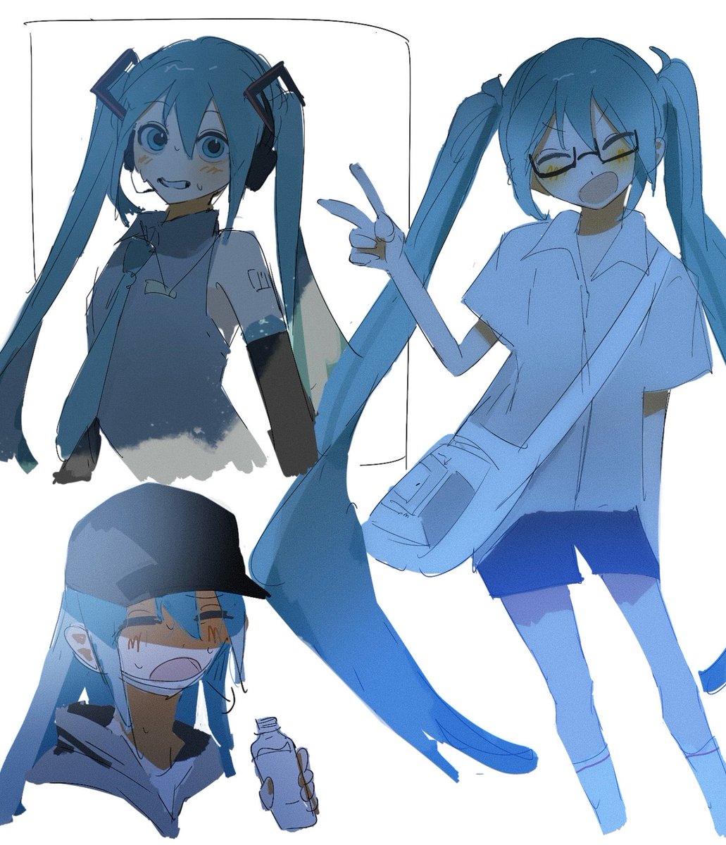chiy000__'s tweet photo. 暑いよー #初音ミク https://t.co/SvpdTlxClE