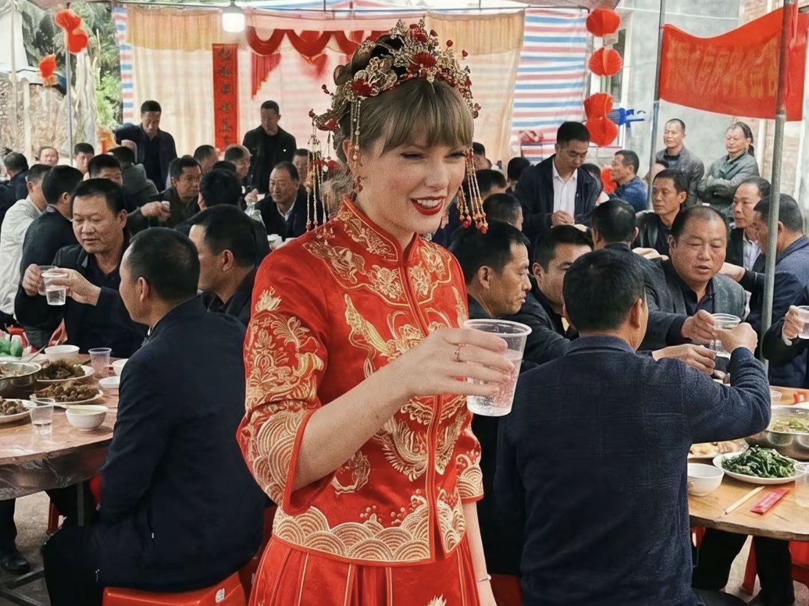 zishananhai's tweet photo. 新婚快乐！@taylorswift13 https://t.co/uGxEHkh4cc