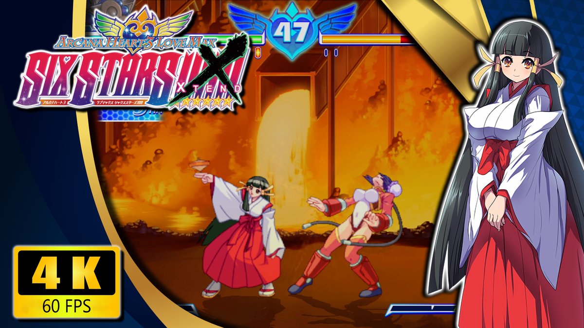 LongnPlay's tweet photo. PC - Arcana Heart 3 Lovemax Sixstars!!!!!! Xtend
https://t.co/8S1XCH9PRL
#ARCANAHEART3 #ARCSYSTEMWORKS #FIGHTINGGAMES https://t.co/9wdSqzbiit