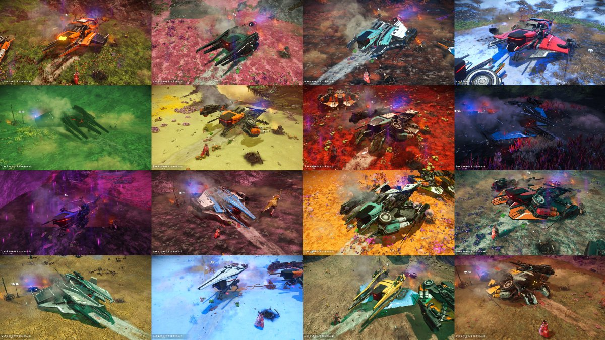 semoventoh's tweet photo. 共同探検中の分だけ
#ノーマンズスカイ #NoMansSky https://t.co/tRK07E1xm6