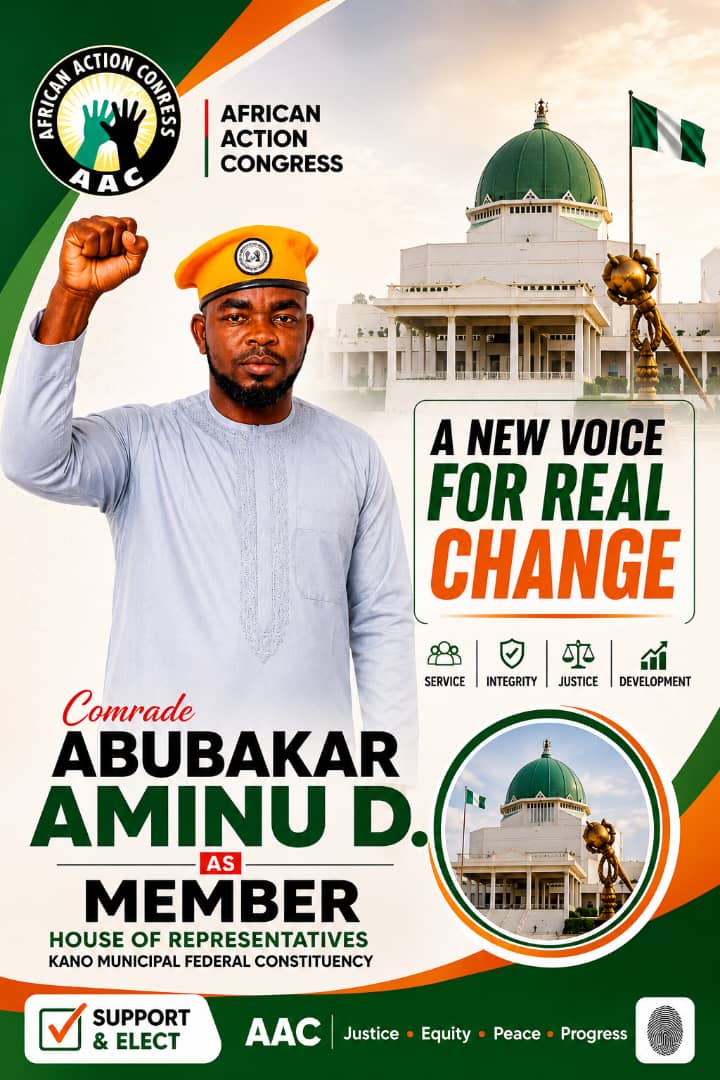aacparty's tweet photo. "Change Comes When Committed Citizens Unite," — Kano AAC Candidate Daneji

READ MORE:
https://t.co/ft4EsEEOLn https://t.co/VcCgEH4Btz