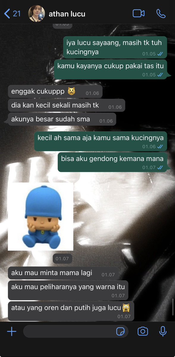 taecsh4n's tweet photo. taeshan few tweets, athan bawel pengen punya kucing berujung diomelin shaka :< https://t.co/5YrtlG5PWl