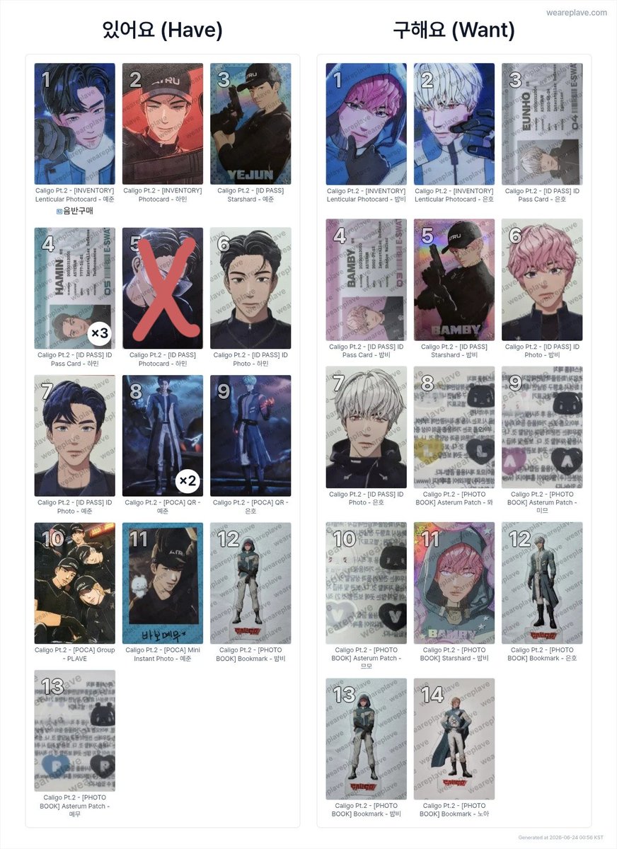 suupaa96's tweet photo. ➷ หาแลกการ์ดตามภาพค่า
➷ ขายบั้มไม่แกะ inventory ฮามิน ชาร์มขาว
340 รวมส่ง

สะดวกนัดรับ bts ช่องนนทรี/ศาลาแดง , mrt สีลม

สนใจDMสอบถามได้เลยนะคะ

#แลกการ์ดplave #ตลาดนัดplave https://t.co/4D9cA4uJHZ