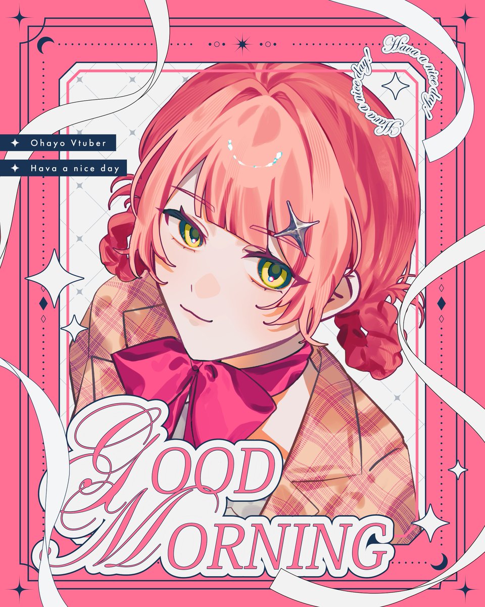 7yolr0_S2's tweet photo. 💗ガーリーなおはようVTuber素材💗

★・・・・・・★

✧🩷＆RP または フォローで使用🆗

✧自作発言・再配布・AI学習への利用禁止🈲

★・・・・・・★

⬇️DLはリプ欄orBOOTHから⬇️

#おはようVTuber素材
#おはようVライバー素材
#VTuber素材 https://t.co/l0Fu0ULCyA