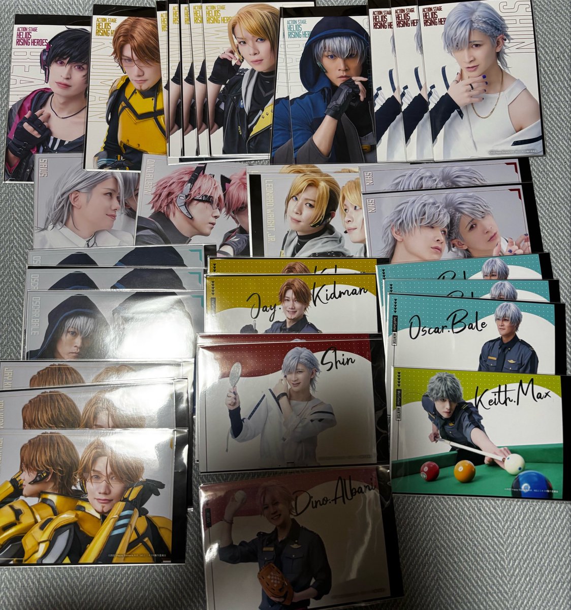 winter_khk's tweet photo. 【譲渡】エリステ ランブロ エリチャン ブロマイド
譲→画像
求→定価(2〜)

キース、フェイス、ディノはオスカー、ジェイを同数含むまとめてのみ。(別ポストクリアコレクションも可)

8ソワレ、11マチネ、12マチネ、開演前のお取引希望です。お気軽にお声がけください。 https://t.co/v4Uwue3NID