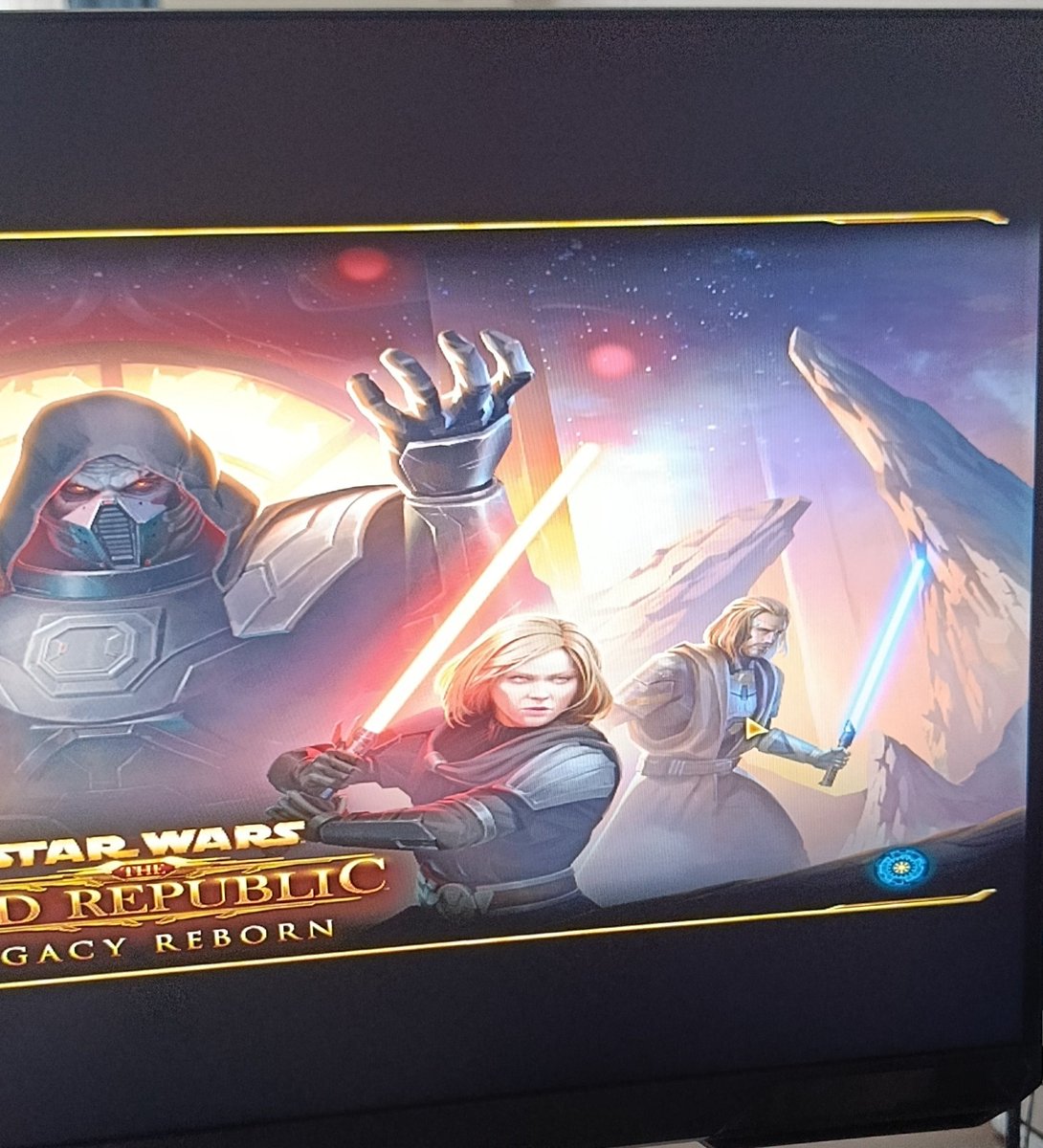 Jimbick1's tweet photo. @80sGamer6 @SWTOR So u too have neverending screen load? https://t.co/Pxs7NcmDP3