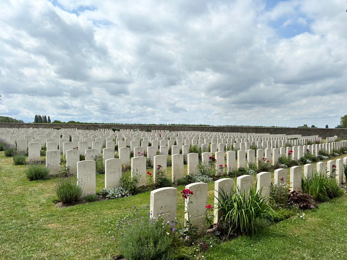 WonPeople's tweet photo. I like to include a visit to the war graves on these trips as it really does highlight how lucky we are, and how we forget the sacrifice of this generation.
Most graves are simply marked “a soldier of the Great War” but when marked boys in their teens or 20s that died in what must have been a hellish life for our freedom.
How privileged to be on the way back from a brilliant week messing about on the ring with friends, touring alpine passes, meeting up with another for beers and Le Mans Classic.
Their visit to Europe was so utterly different.
It does put things in perspective.