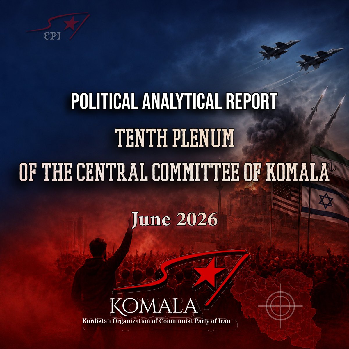 KomalaMedia's tweet photo. #komala #CPI
🚩Political Analytical Report of the Tenth Plenum of the Central Committee of Komala
The Current Political Situation and Our Tasks
Introduction:
This report provides a brief examination of the current political situation in Iran and the consequences of the recent war involving the United States, Israel, and the Islamic Republic. Its purpose is to present a clear analysis for formulating the Party’s future tactics and policies. Since the Party’s publications and propaganda organs consistently strive to leave no analytical gaps on such issues, this report focuses on the key dimensions of the recent forty-day war and its impact on the region and the world. Although this war has not yet resulted in a lasting ceasefire, it has been a significant event on a global scale, with consequences that continue to influence the world economy and international politics.
The recent war cannot be explained merely within the framework of the confrontation between the Islamic Republic, the United States, and Israel. It occurred at a time when the international system has entered a period of restructuring, marked by intensifying rivalry among the major powers, the erosion of the previous mechanisms of the global order, and the expansion of geopolitical conflicts. The continuation of the war in Ukraine, developments in the Middle East following 7 October, the growing rivalry between the United States, China, and Russia, and the increasing strategic importance of global energy routes all demonstrate that every major development in the Middle East has become part of the broader struggle over the future balance of power in the world.
The statement issued by the Communist Party of Iran nearly one year ago, on 24 June 2025, concerning the war between Iran and Israel, continues to serve as the foundation of our political line. From the outset, that statement clearly defined the nature of the war, the position of the forces involved, the role of the global powers, and the independent tasks of the revolutionary and working-class movement. Under the current circumstances, with only a fragile ceasefire in place and the future of peace remaining uncertain, it is necessary to further develop that analytical framework and, in light of recent developments, formulate our political and organizational tasks more precisely. …
To read the full Political Analytical Report in detail, click here:
https://t.co/WqJkS7gZoz
#Communist_Party_of_Iran
#Komalah
#کوملە #کومەلە #کۆمەڵە #حزب_کمونیست #حزب_کمونیست_ایران #حیزبی_کۆمۆنیستی_ئێران