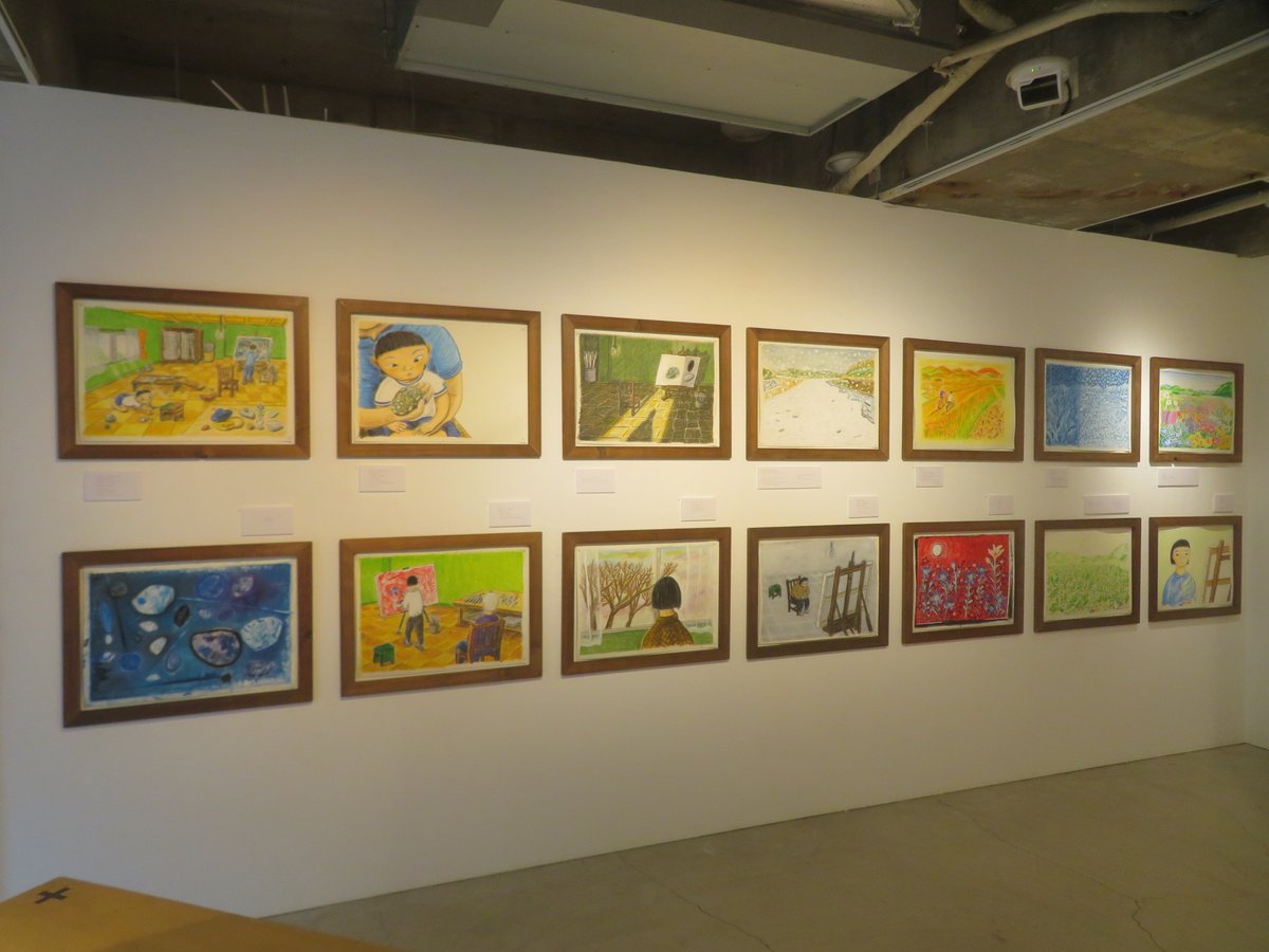 kobukitakafumi's tweet photo. ギャラリー島田 trois　「いしに さく はな　絵本原画＋中野 真典 展」　7/4(土)～7/14(火)　12:00～18:00、最終日～16:00　7/8(水)休　無料　絵画、立体　https://t.co/jB6QHnFdkr https://t.co/RyQfCEhSkd